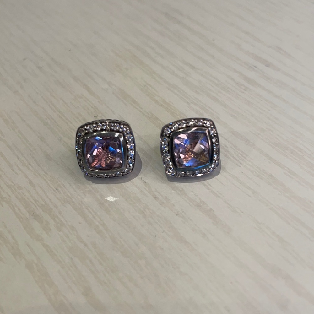 David Yurman Albion Stud Earrings with Diamonds